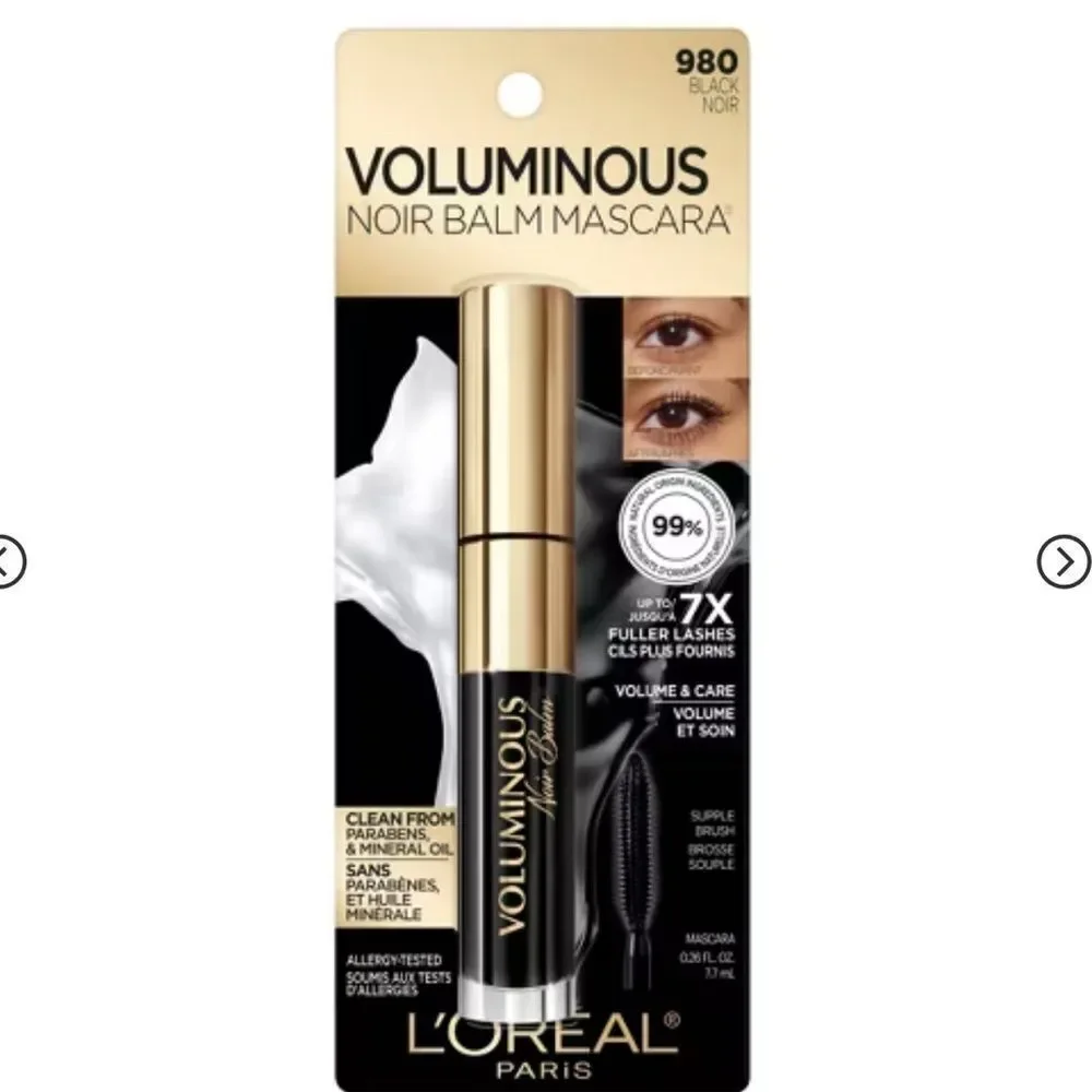 🦋 L'Oreal Voluminous Noir Balm Mascara - Black New FullSz